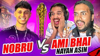 Amit Bhai Vs Nobru Vs Nayan ? 😱 Free Fire Esports World Cup Final 😀- Garena Free Fire Max