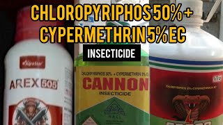 Chloropyriphos 50% + Cypermethrin 5% EC / Insecticide !!