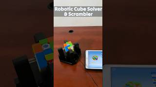 cool robotic rubik's cube solver scrambler 😎 #shorts