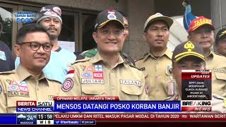 Mensos Pastikan Bantuan Korban Banjir Terpenuhi