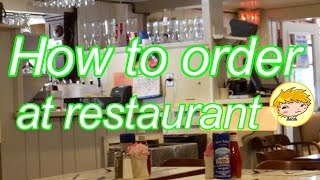 How to Order at Restaurant #2 【Japanese Conversation Lesson】