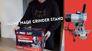Prokut grinder and home made stand