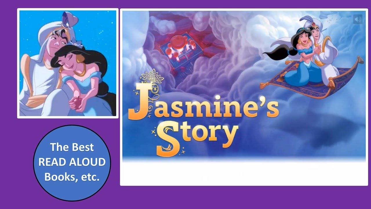 Aladdin JASMINE'S STORY CD Read Aloud, Disney Princess Jasmine Aladdin ...