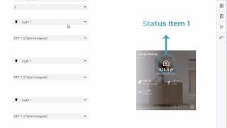 Eclipse Room Controller Parameters | Function Page - Status Display