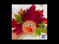 Super cute fall leaves turkey craft 🦃🍁🦃…