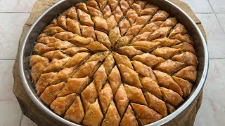 MERDANEYLE KOLAYCA AÇABİLECEĞİNİZ 40 KAT BAKLAVA TARİFİ