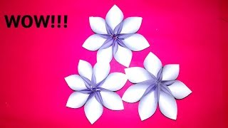 How To Make - DIY Paper Flowers || Very Easy and Simple Paper Crafts