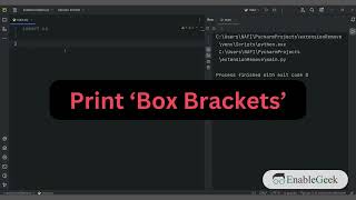 Print Your (Box,Curly, Parentheses) Brackets in Python || Python Tutorial