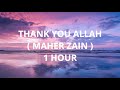 Thank You Allah ( 1 HOUR ) - Maher Zain