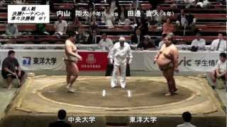 2012 東日本学生相撲選手権大会 個人戦