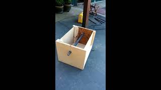 DIY tractor ballast box of concrete part 1