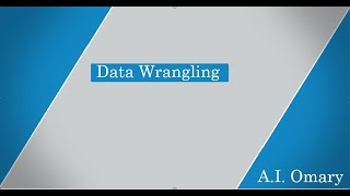 Data Wrangling With Python