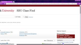 Tutorial: SBU Class Find