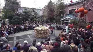 鳥越神社 とんど焼き 神事 Tondo - Yaki  平成26年。