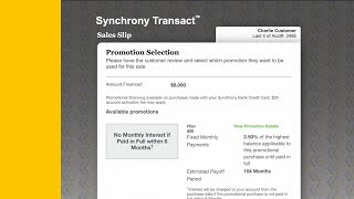 Creating a Sale Slip | Home Improvement Toolbox | Synchrony Business