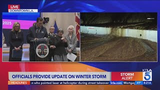 SoCal braces for heavy rain, potential mudslides