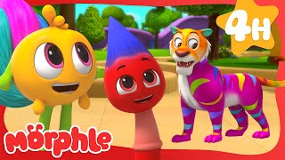 Morphle Paints a Colorful Tiger 🎨🐯 | Cartoons for Kids | Mila and Morphle