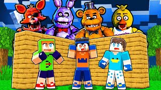 FAMÍLIA ARQUEIRA DESAFIO BASE VS ANIMATRONICS NO MINECRAFT!! (Fnaf)