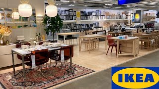 IKEA KITCHEN TABLES DINING TABLES CHAIRS ARMCHAIRS FURNITURE SHOP WITH ME SHOPPING STORE WALKTHROUGH