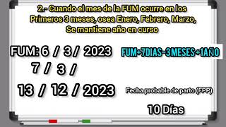 Cómo calcular la fecha probable de parto FPP |🤰🏻👶🏻 Calcula cuando  nacerá tu bebé muy  fácil 🤓