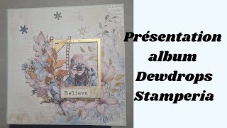 Présentation album Dewdrops Stamperia