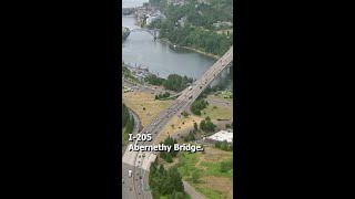 Clackamas County Traffic Alert: Arch Bridge lane closure, Abernethy Bridge weekend overnight closure