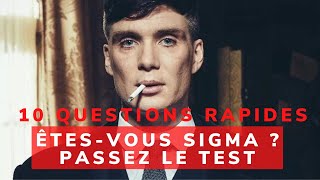 Mâle Sigma σ | Faites le test en 10 questions rapides pour savoir si vous êtes un homme sigma