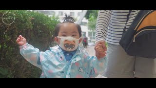 비오는 날, 어린이집 끝나고 집에 가는 길 | On a rainy day, the little boy was on his way home from day care