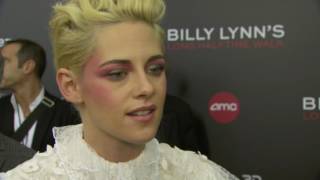 Billy Lynn’s Long Halftime Walk: Kristen Stewart Red Carpet Movie Premiere Interview | ScreenSlam