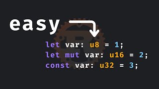 3: Creating variables in Rust