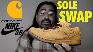 Carhartt SB Dunk Sole Swap in Less Than 5 Minutes