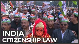 Thousands protest in New Delhi over 'anti-Muslim' citizenship law