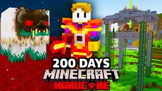 I Survived 200 Days with ALL THE MODS in Minecraft Hardcore!