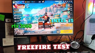 RTX 3060 Intel i5 12400f full Gaming test 😍 Solo Vs squad 😱 Impossible😝| freefire @akashjod94