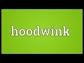 Hoodwink Meaning