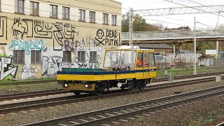 Drezyna KOLZAM WMB-10 004 PKP PLK Gdańsk linia kolejowa 202 🛤️