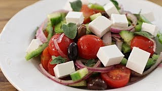 Greek Salad Recipe | How to Make Greek Salad