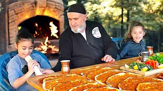 Village Lahmacun Magic! ✨ How To Make The Best Homemade Turkish Pizza!