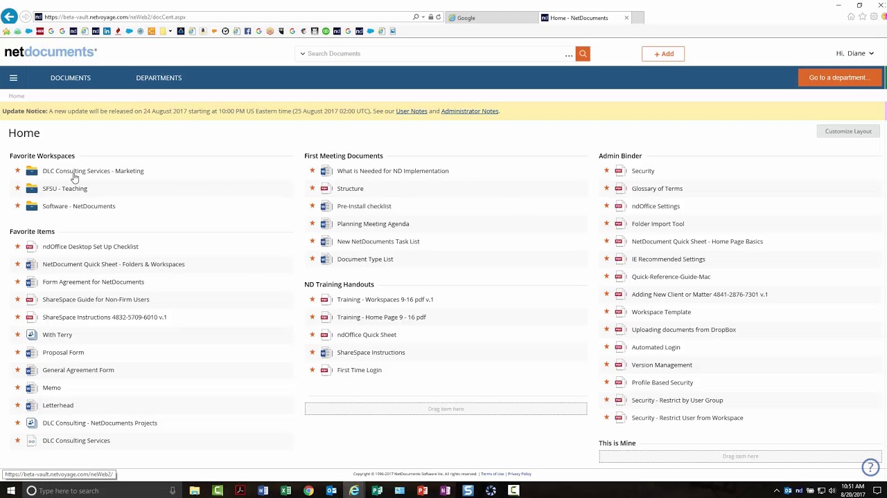 Netdocuments New Web Interface Youtube