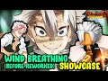 (Before Reworked) Wind Breathing Showcase || Damage, Range, AOE, Etc.. || Slayers Unleashed