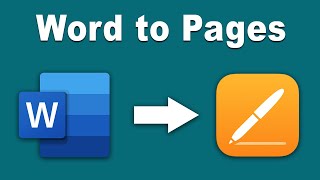 How to convert word document to apple pages on windows