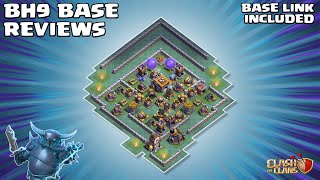 *POSSIBLY THE GREATEST* Builder Hall 9 (BH9) Base - With BH9 BASE LINK - Clash of Clans