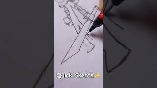 Try This In Your Style✨📒✍🏻 #shorts #art #drawing #tutorial #anime #animeart #stickman