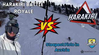 Battling the toughest slope in Austria! WHO WINS??????