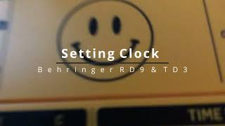 How to Sync the Clock on the Behringer RD9 and the TD3
