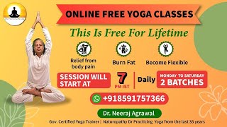 Online Free Yoga Class Monday