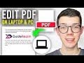 How To Edit PDF File In Laptop & PC - Full Guide