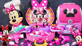 62 Minutes Satisfying Minnie Mouse Makeup Toys ASMR, Unboxing Disney Playset  | Tana Unboxing ASMR