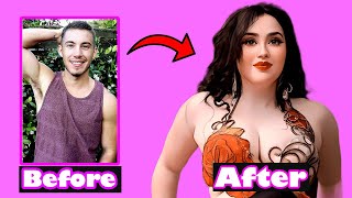 Amazing Transformation:  50+ Most  Beautiful Transgender Before and After Photos #trans