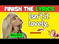 Finish The Lyrics - Billie Eilish Edition 🎵  Do you know Top 5 Best Billie Eilish Song?